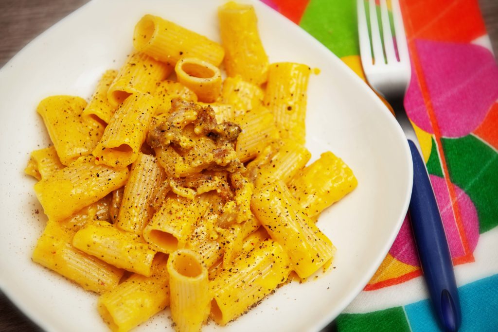 Rigatoni alla carbonara