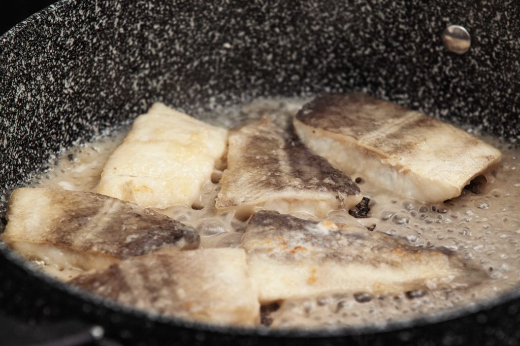 Filetto di baccalà al limone