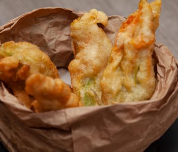 Fiori di zucca in pastella - Padelle Volanti