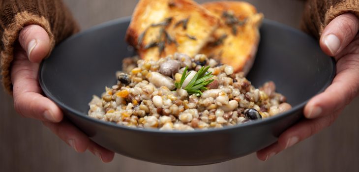 Zuppa di legumi e cereali - Padelle Volanti