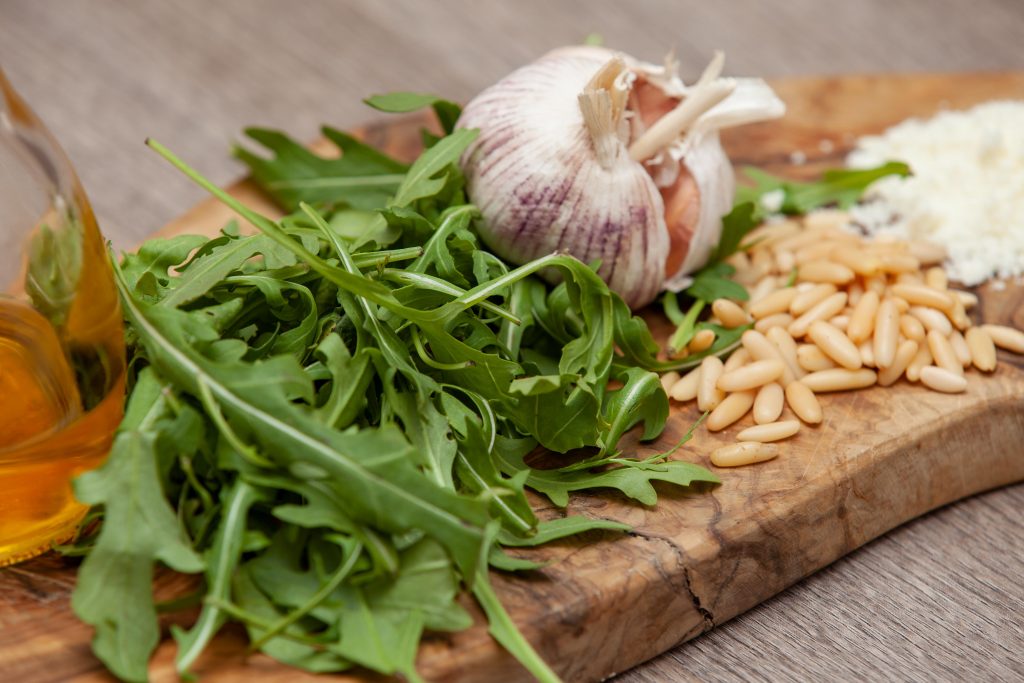 Fusilli al pesto di rucola - Padelle Volanti