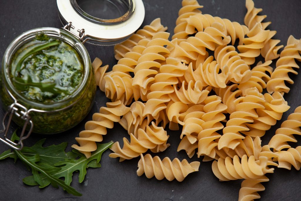 Fusilli al pesto di rucola - Padelle Volanti