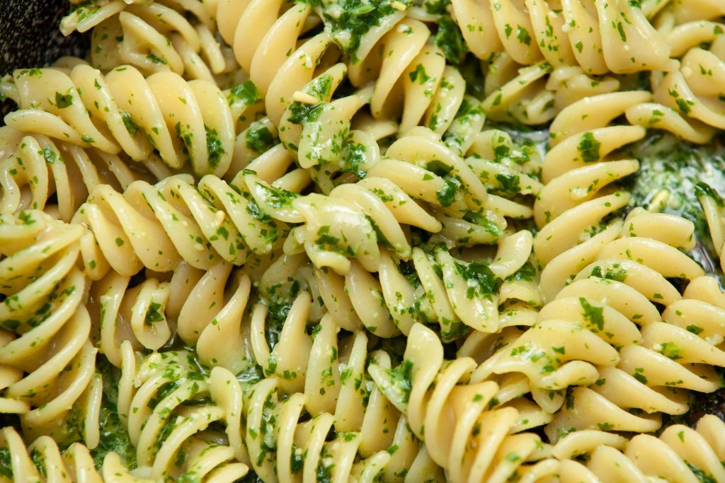 Fusilli al pesto di rucola - Padelle Volanti