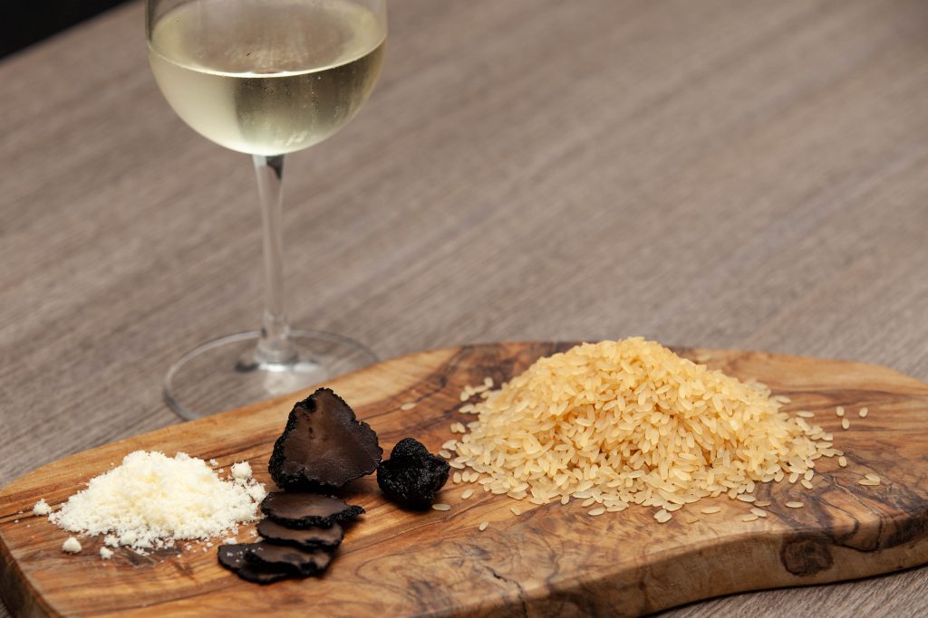 Risotto al prosecco e tartufo nero - Padelle Volanti