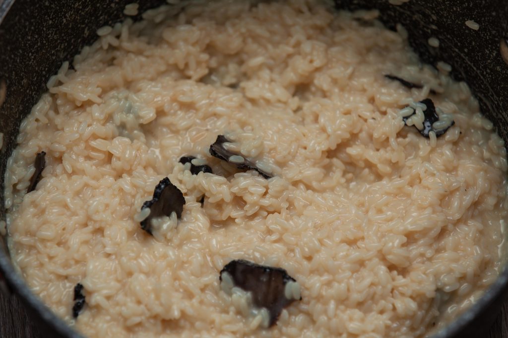 Risotto al prosecco e tartufo nero - Padelle Volanti