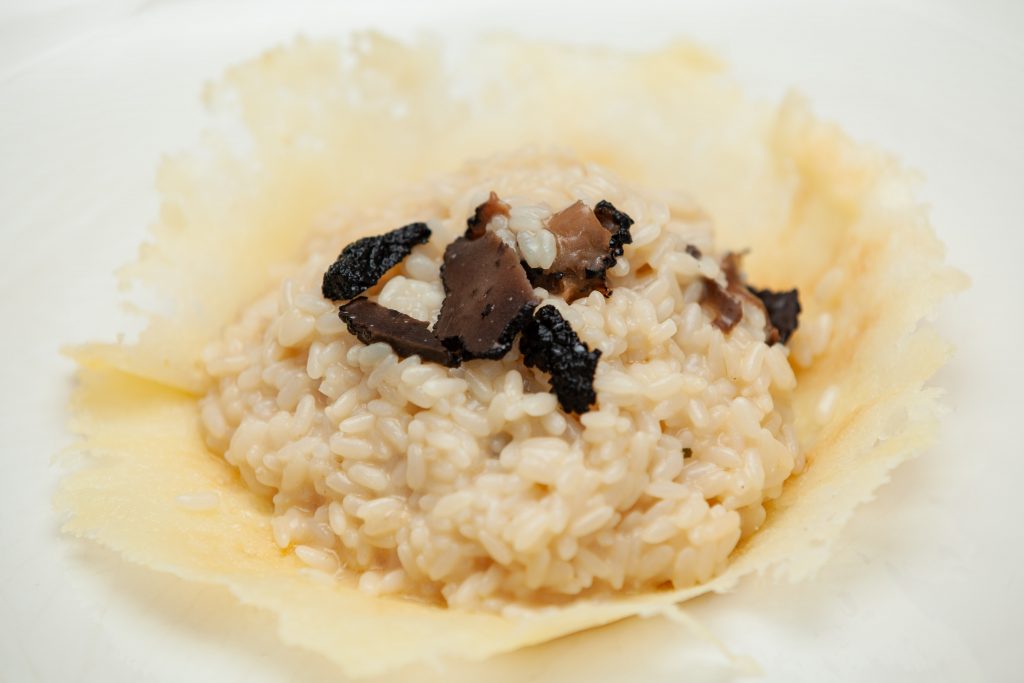 Risotto al prosecco e tartufo nero - Padelle Volanti