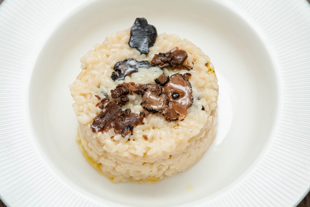 Risotto al prosecco e tartufo nero - Padelle Volanti