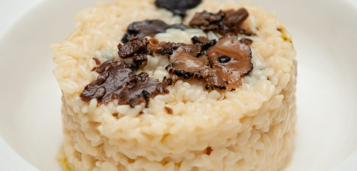 Risotto al prosecco e tartufo nero - Padelle Volanti