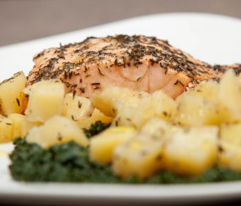 Salmone al vapore con patate - Padelle Volanti