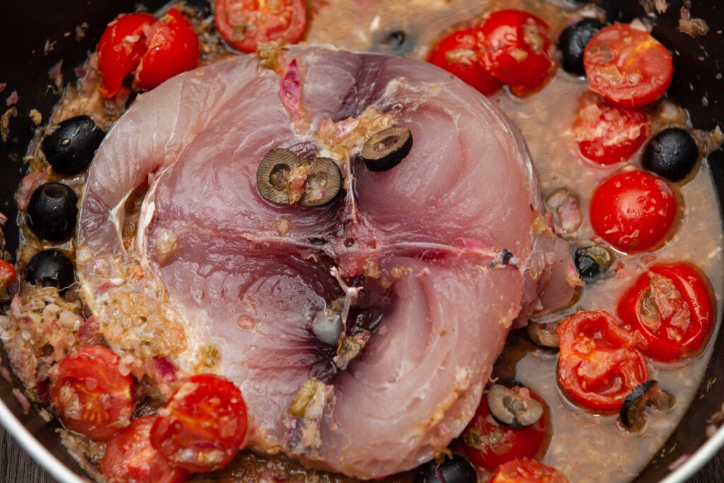 Pesce spada alla mediterranea - Padelle Volanti